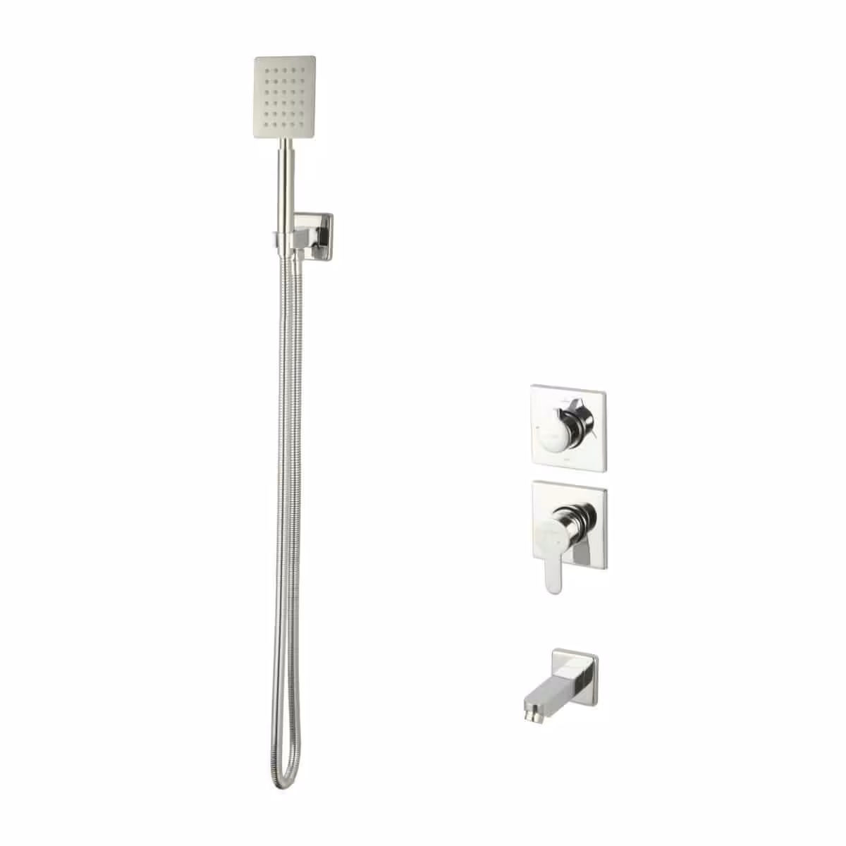 شیر حمام توکار ویوات راسان مدل فلت کلاس 4 (کروم)