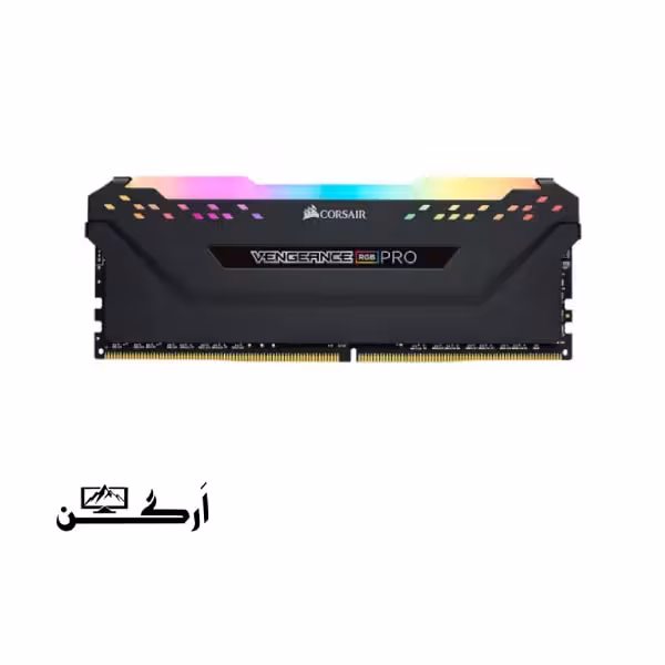 رم کورسیر VENGEANCE RGB PRO Black 16GB 8GBx2 3200MHz CL16