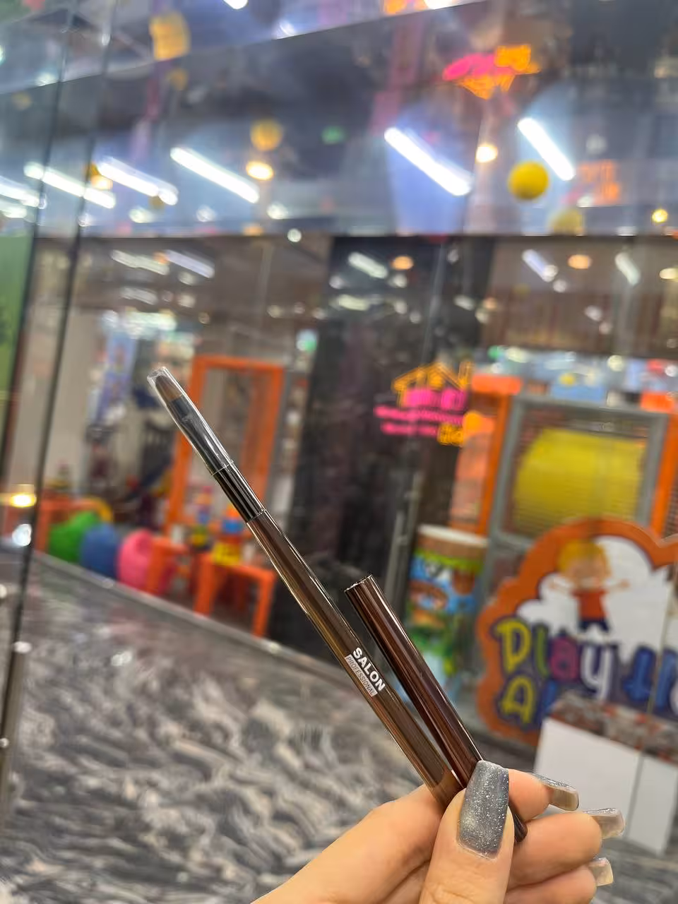 قلم کاشت اکریلیک (پودر) زبان گربه ای سایز 8 Salon