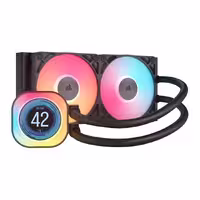 قیمت و خرید خنک کننده مایع پردازنده کورسیر مدل iCUE LINK TITAN 240 RX LCD RGB | یاس ارتباط
