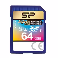 کارت حافظه اس دی SDHC سیلیکون پاور 64 گیگ silicon power Superior Pro