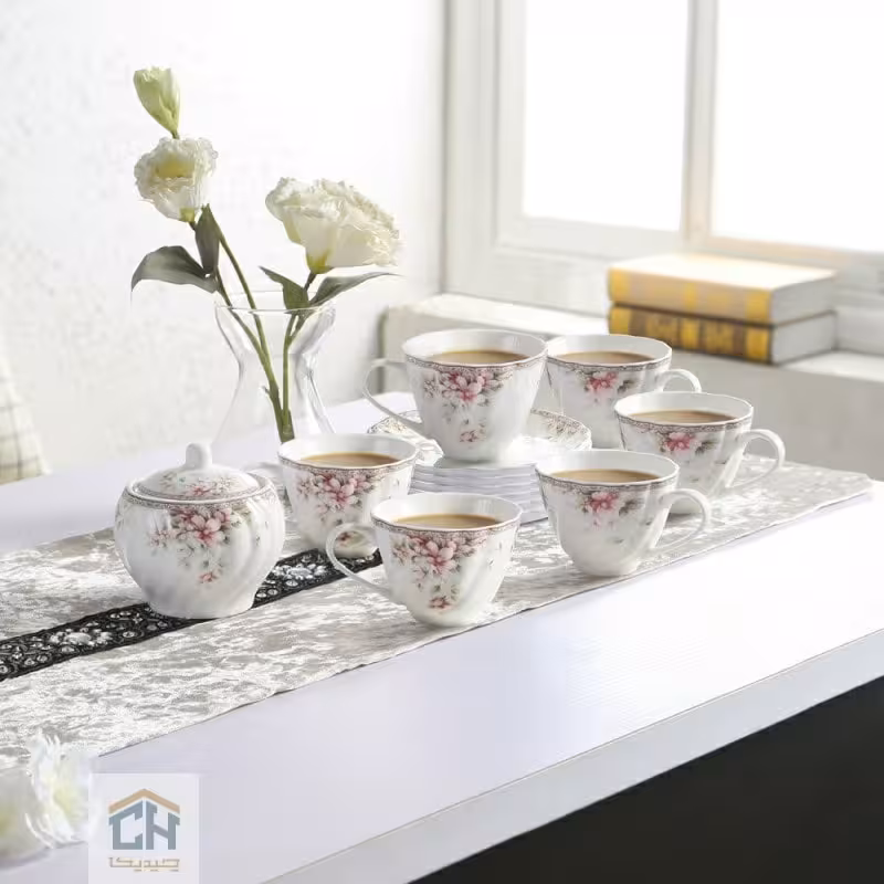 چای خوری چینی گلدکیش ست 6 نفره طرح Sweety مدل GK701108