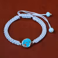 دستبند فیروزه زنانه کد 30503 - جواهری مشاهیر