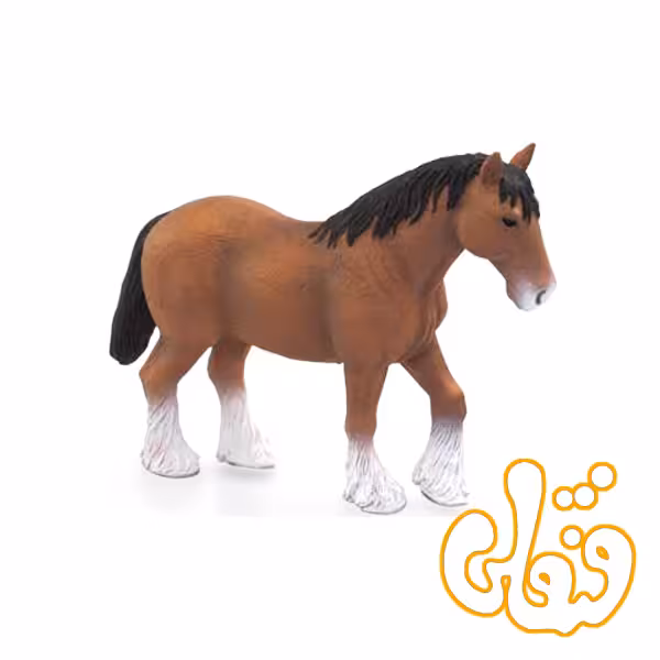 اسب اسکاتلندی قهوه ای Clydesdale Horse Brown 387070