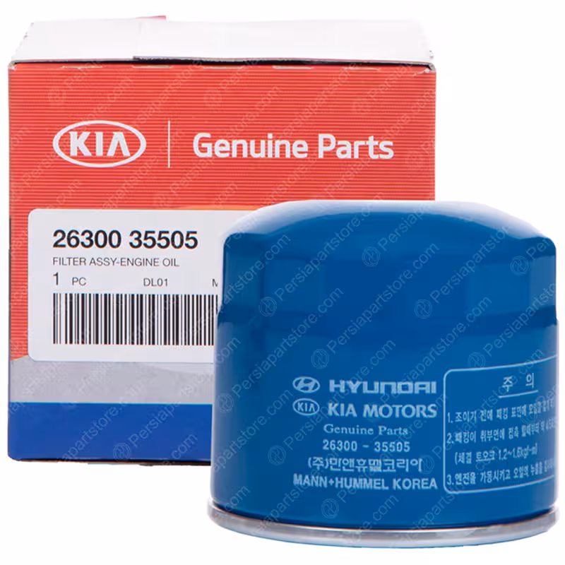 فیلتر روغن هیوندای توسان (ix35) کد اتاق LM تایوان 2014 تا 2015 فیس لیفت