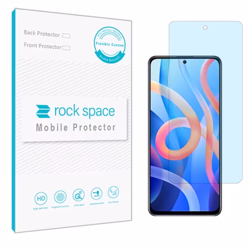 گلس نانو هیدروژل آنتی بلو و ضد ضربه گوشی شیائومی Note 11t 5g برند راک اسپیس  