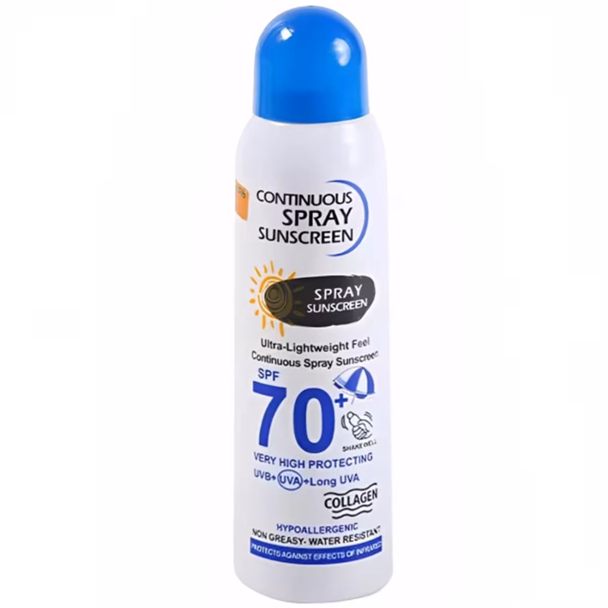 اسپری ضد آفتاب بدن وکالی SPF 70 حجم 230 میلی