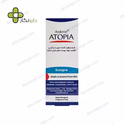 کرم مرطوب کننده صورت و گردن آتوپیا آردن مناسب پوست خیلی خشک