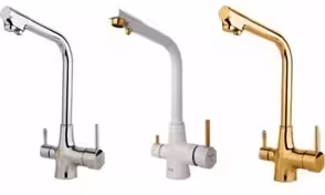 شیر ظرفشویی 2 کاره مدل یلدا کروم مات