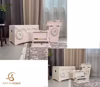 سرویس باکس خیاطی و صندوقچه 4 تکه رنگبندی