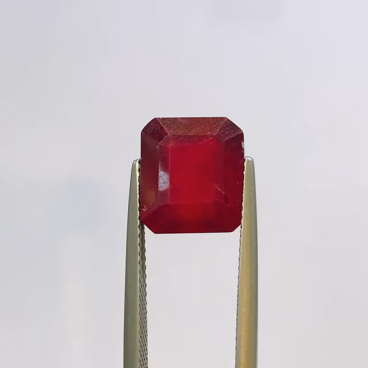 نگین یاقوت قرمز آفریقایی اصل سایز 10*11