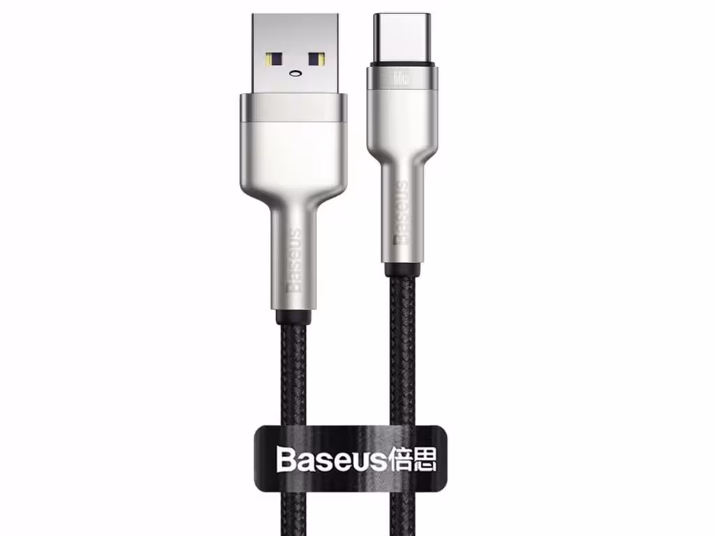 کابل تایپ سی شارژر سریع هوآوی 66 وات بیسوس Baseus Cafule Series Metal Data Cable USB to Type-C 025m CAKF000001