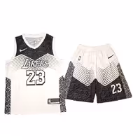 پیراهن شورت بسکتبالی لس آنجلس لیکرز سفید مشکی 2026