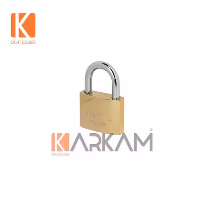 قفل آويز 32 میلیمتر مغزی نيمه برنج BA40003 باتيس