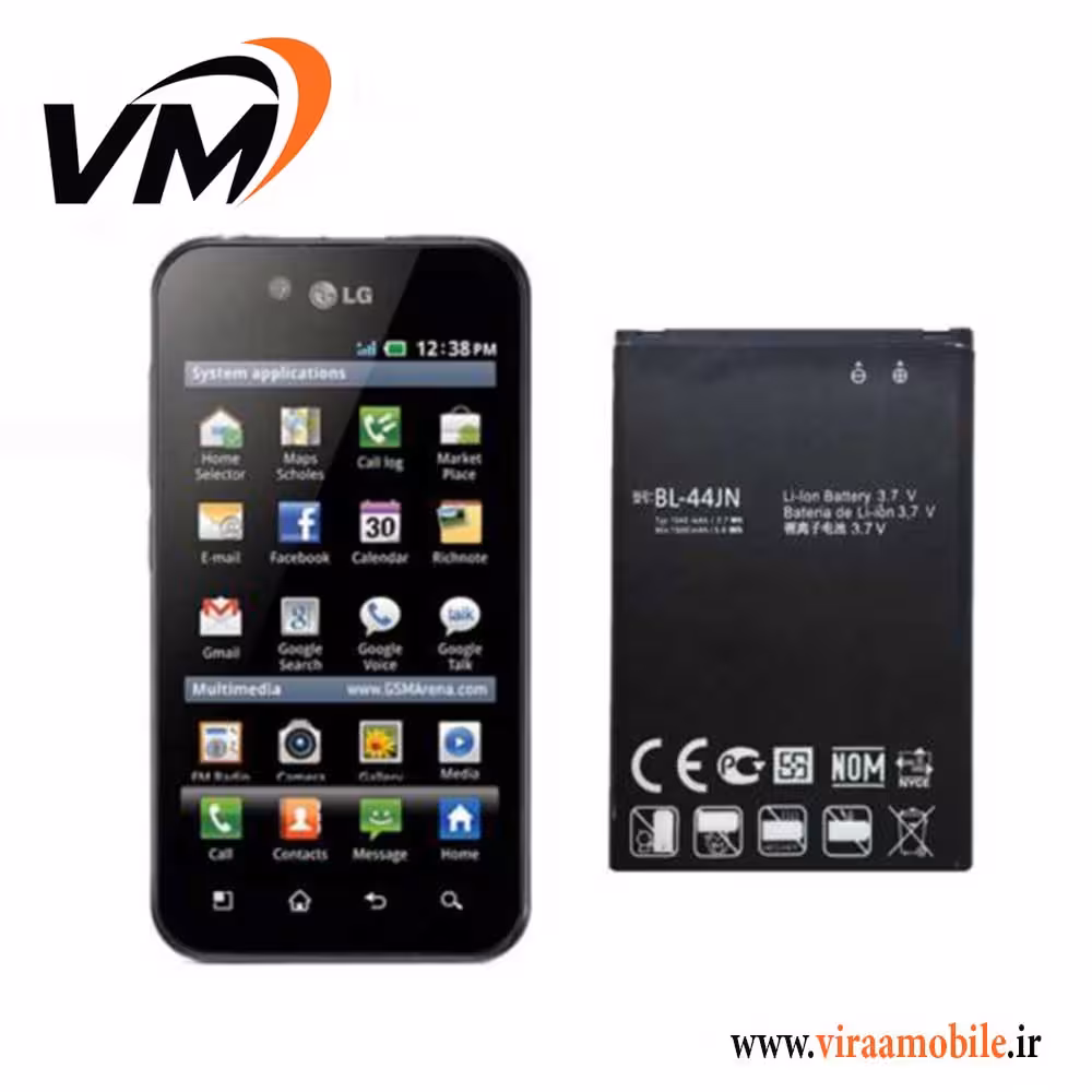 باتری اصلی ال جی LG Optimus Black P970 – BL-44JN