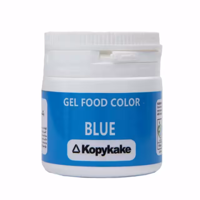 رنگ ژله ای آبی کپی کیک