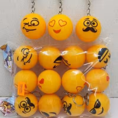 جاکلیدی توپ ایموجی لاکی (هپی فیس)