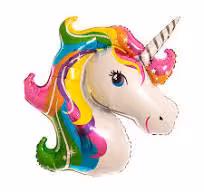 بادکنک فویلی اسب تک شاخ یونیکورن -(unicorn)