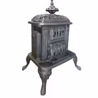 بخاری تمام چدنی گازی  کد 304 ابعاد65در43ارتفاع 81