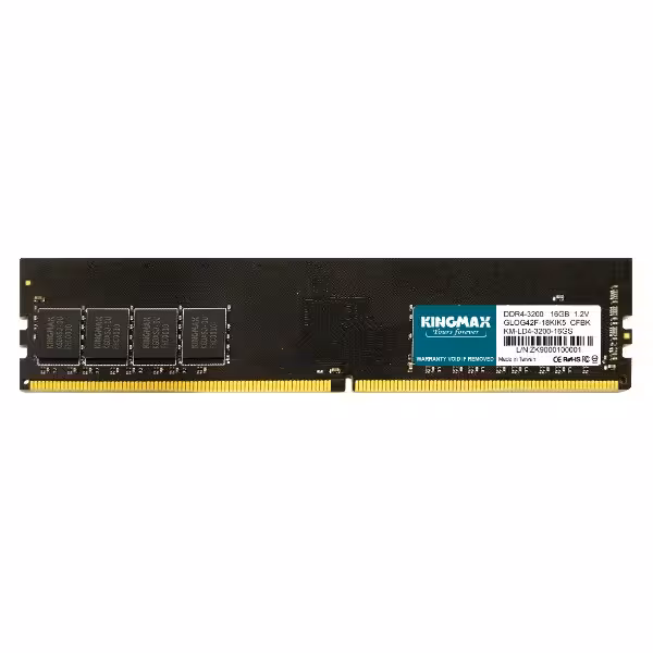 رم دسکتاپ DDR4 تک کاناله 3200 مگاهرتز کینگ مکس مدل GLOH22F-28KHK5 ظرفیت 16 گیگابایت | کالا مکس