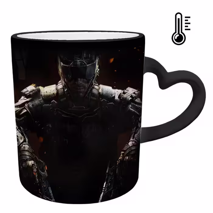 خرید ماگ-لیوان حرارتی  دسته ساده  بازی کال آف دیوتی call of duty کد 10