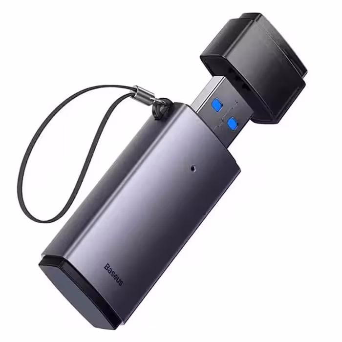 رم ریدر USB به اس دی کارت و میکرو اس دی بیسوس Baseus USB-A to SD/TF