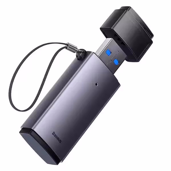 رم ریدر USB به اس دی کارت و میکرو اس دی بیسوس Baseus USB-A to SD/TF