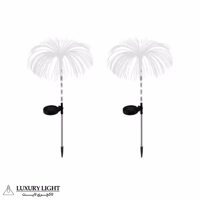 چراغ باغی خورشیدی مدل قاصدک بسته 2 عددی