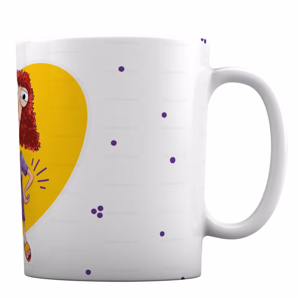 لیوان سرامیکی طرح «خواهشا به لیوان دهنی من دست نزنید» کد ML720