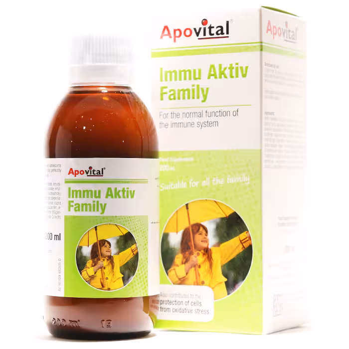 شربت ایمو اکتیو فمیلی آپوویتال 200 میلی لیتری