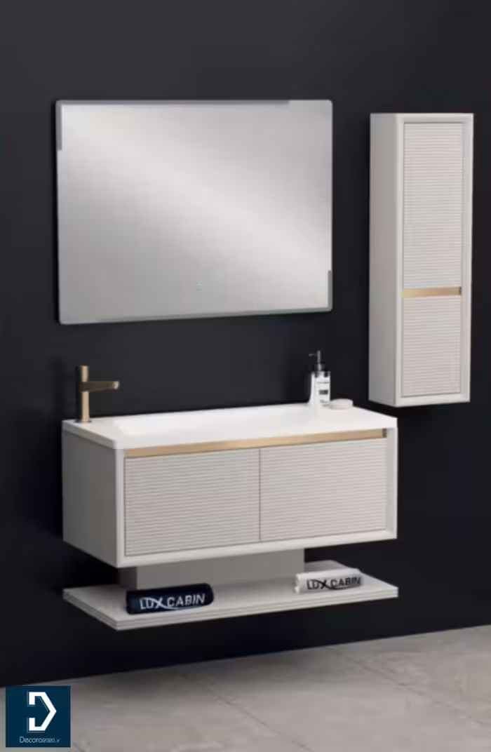 روشویی کابینتی لوکس کابین مدل 630A مشکی