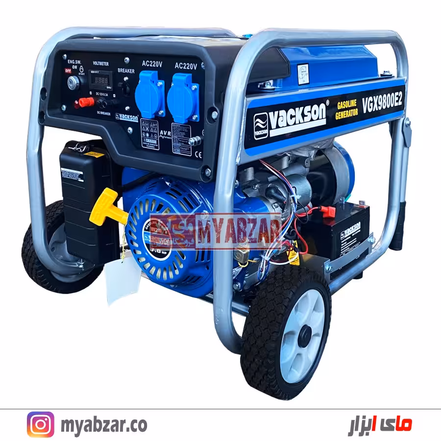 موتوربرق واکسون 3.8 کیلووات استارتی مدل VGX9800E2