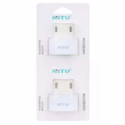 تبدیل برق 2 به 2 NITU مدل A1 بسته 2 عددی