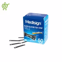 نوار تست قند خون مدیساین MEDISIGN (بسته 50 عددی) | فروشگاه اینترنتی سیب 115