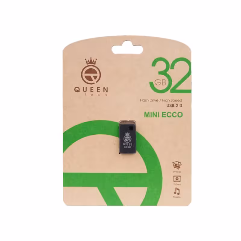 فلش مموری کوئین تک مدل MINI ECCO ظرفیت 32 گیگابایت