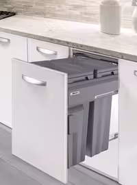 سطل 2 مخزنه ریلی Max Bin  آرام بند 74 لیتری ملونی کد 9007