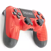 کنترلر بی سیم ps4 برند PLAY X طرح SPIDER-MAN