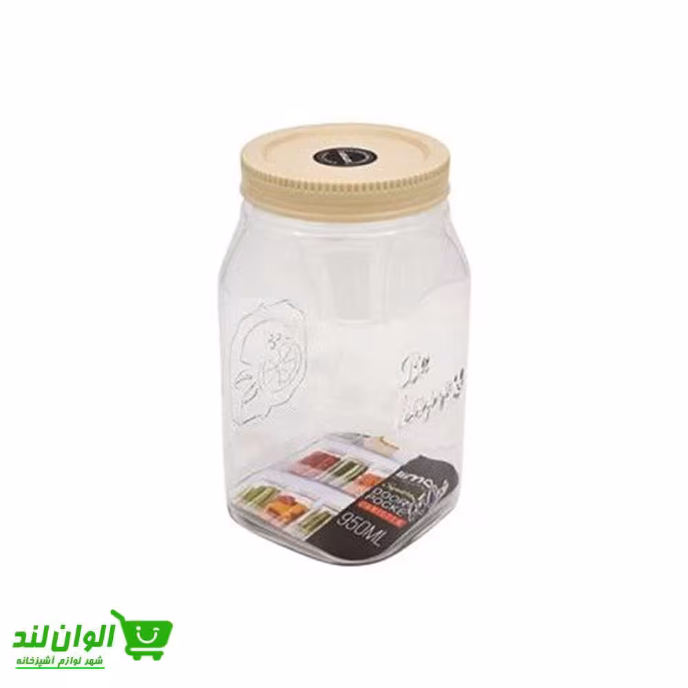 بانکه پلاستیکی پت چهارگوش لیمون مدل 800 میلی لیتر کد 38817