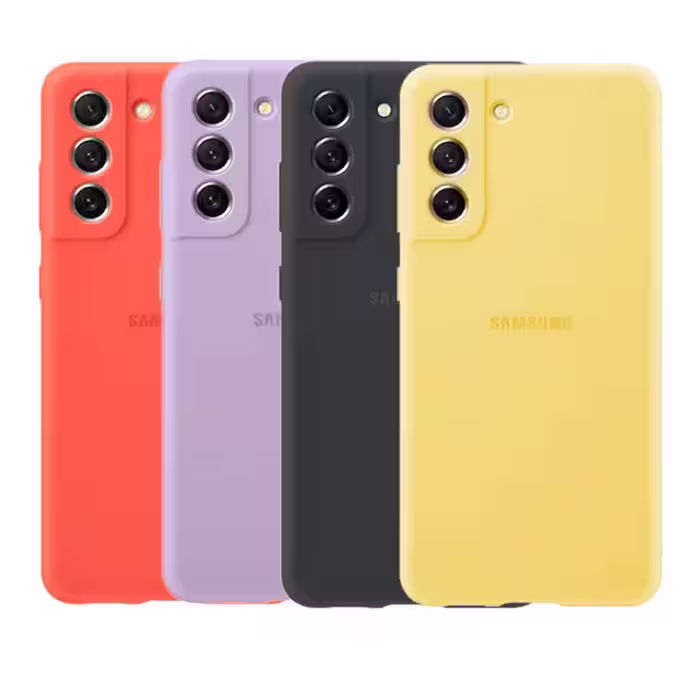 قاب سیلیکونی محافظ لنزدار سامسونگ Samsung Silicone Cover For S21fe