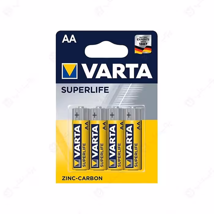 باتری قلمی AA وارتا مدل VARTA SUPERLIFE پک 4 تایی