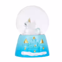 گوی برفی چراغدار کوچک طرح اسب شاخدار