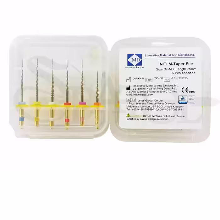 فایل روتاری IMD سیستم 6 فایلی  M Taper Rotary File