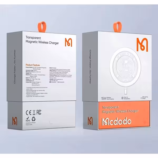 شارژر بی سیم TYPE-C مک دودو مدل CH-2330