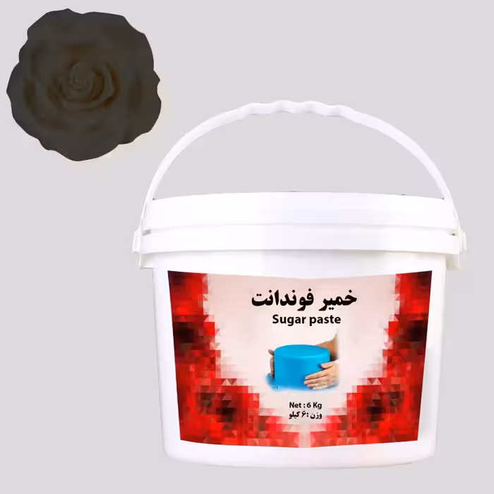 بودکور خمير فوندانت 6 کيلويي مشکي 260033