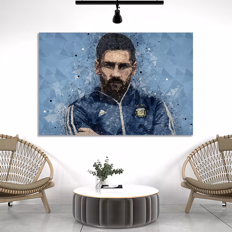 تابلو شاسی مدل مسی کد 57 | دنیای قاب