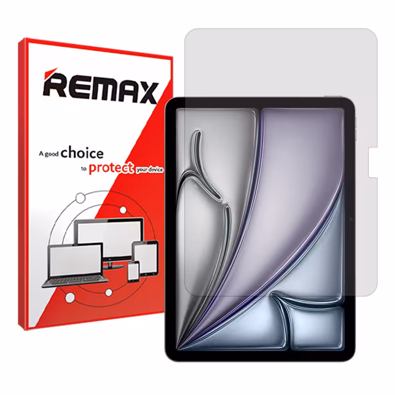 گلس تبلت اپل iPad Air 13 (2025) مدل نانو هیدروژل شفاف برند ریمکس کد XL