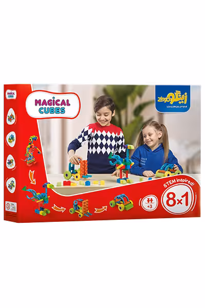 اسباب بازی زینگو مدل مکعب جادوی 88 قطعه
