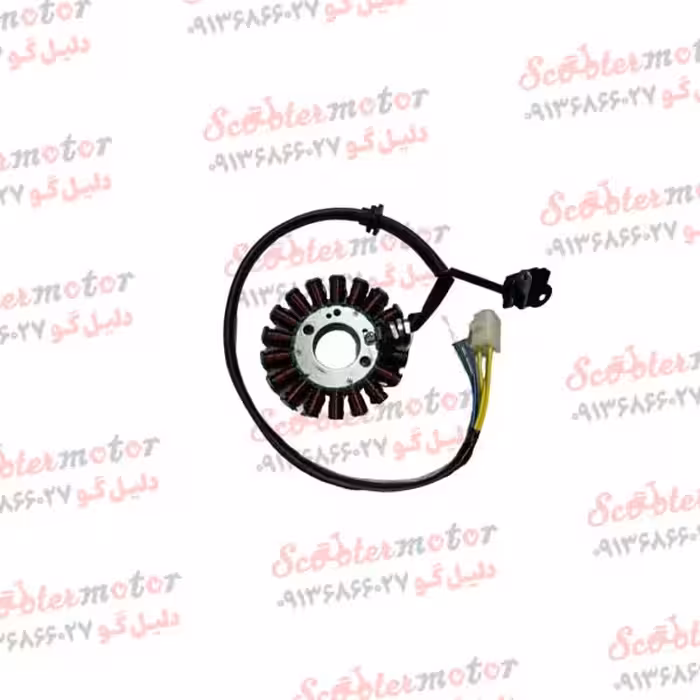 بوبین (دستگاه) سیم پیچی برق 18تایی طرح کلیک و موتور اسکوتری