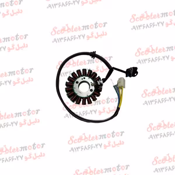 بوبین (دستگاه) سیم پیچی برق 18تایی طرح کلیک و موتور اسکوتری