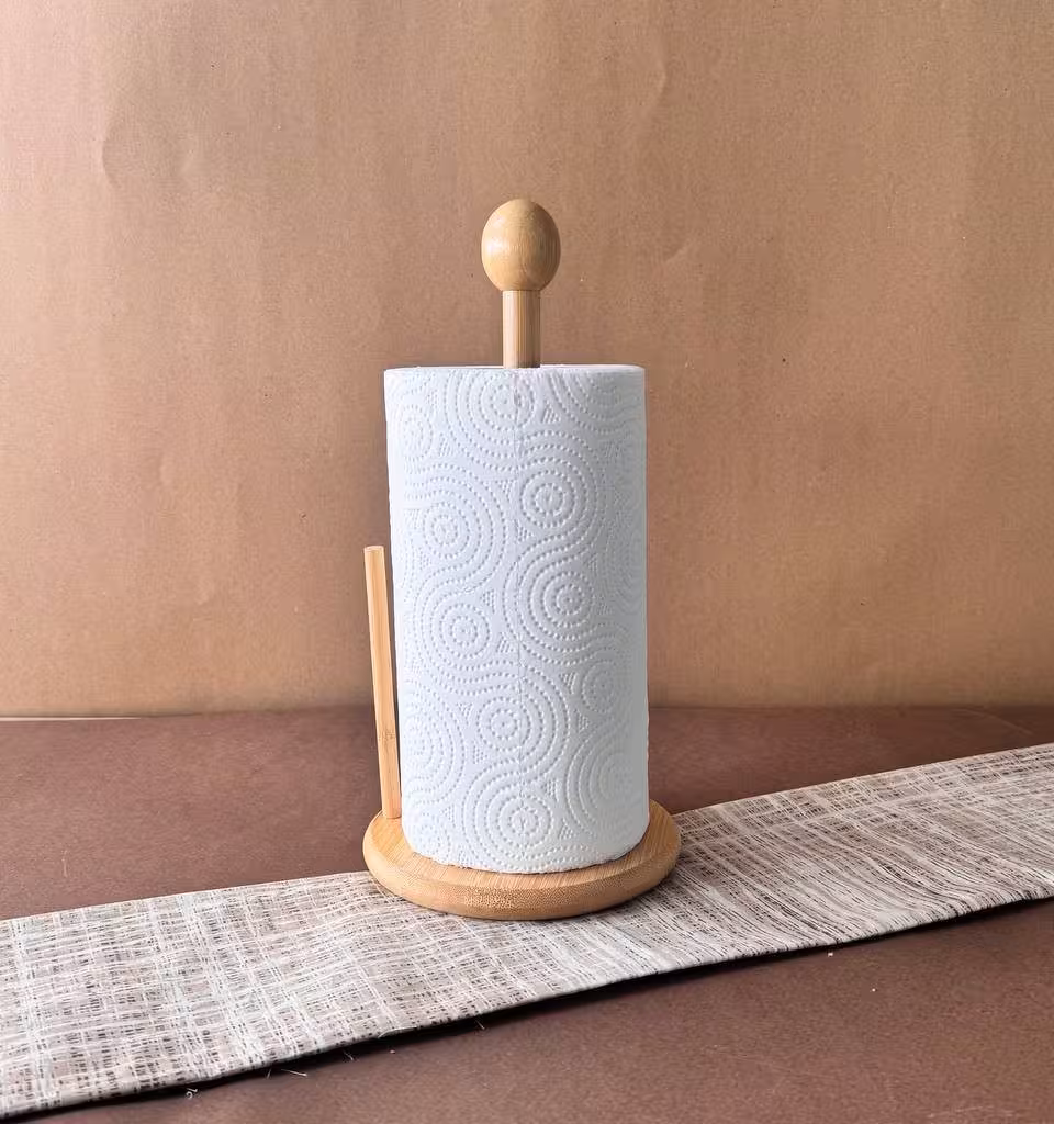 جا دستمال کاغذی رولی مدل بامبو